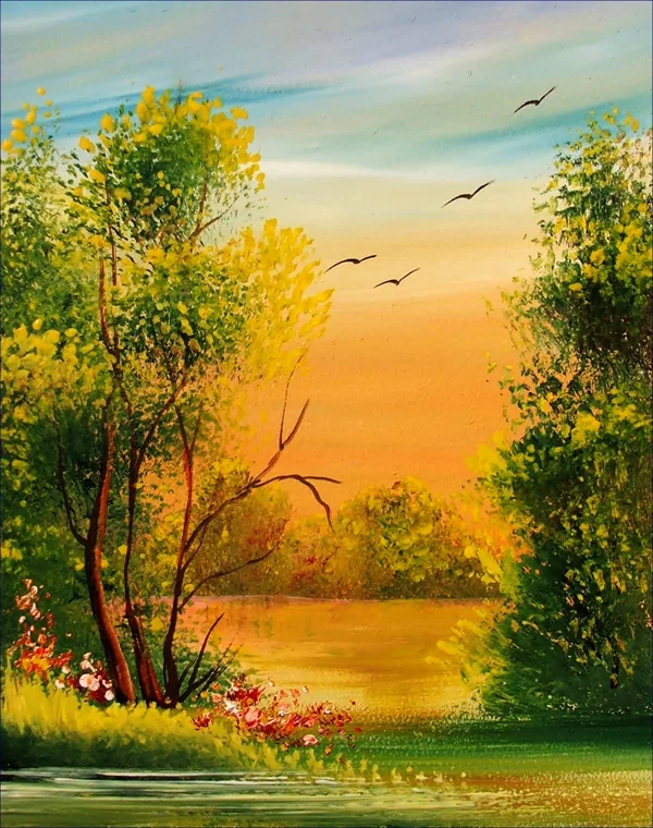 Nyári napsütés 35 x30 cm