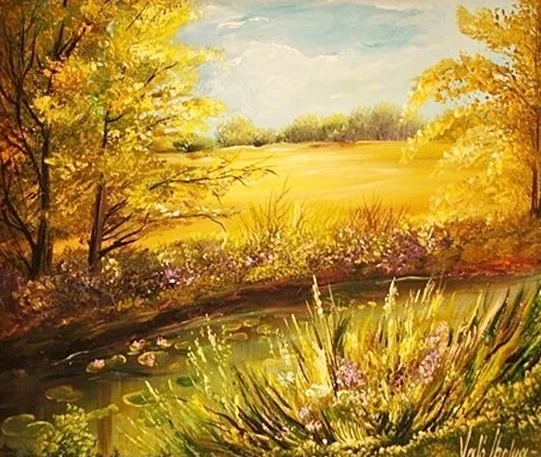 Nyári mező 30x35 cm