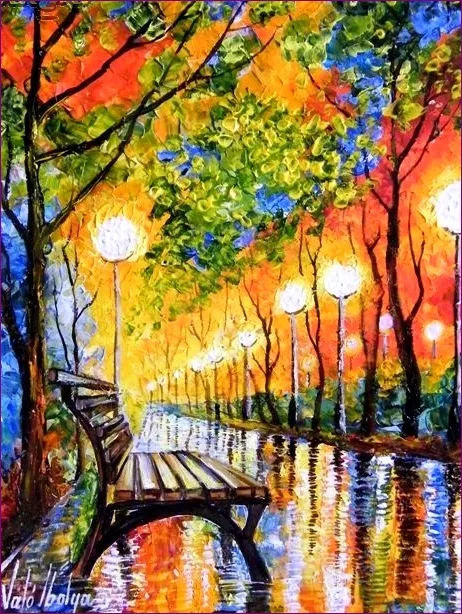 Park részlet 35x30