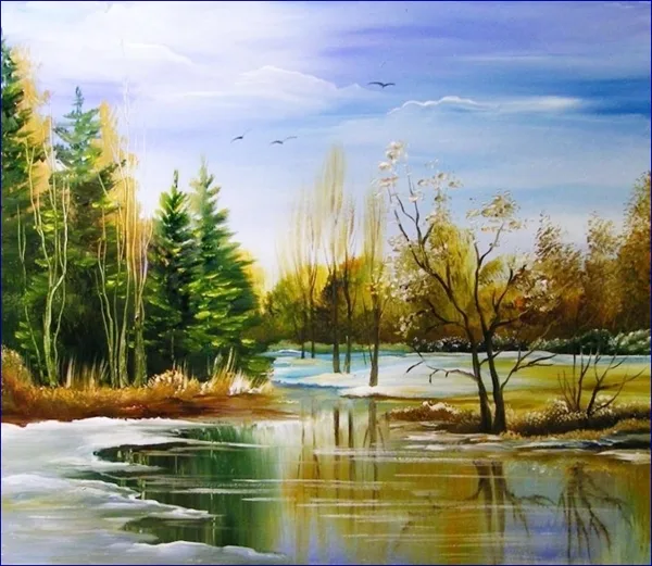 Olvadás 35x30 cm