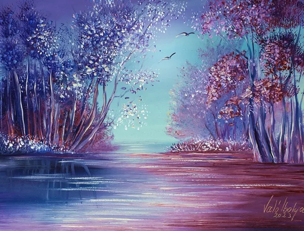 Madarak szállnak - 35x45 cm