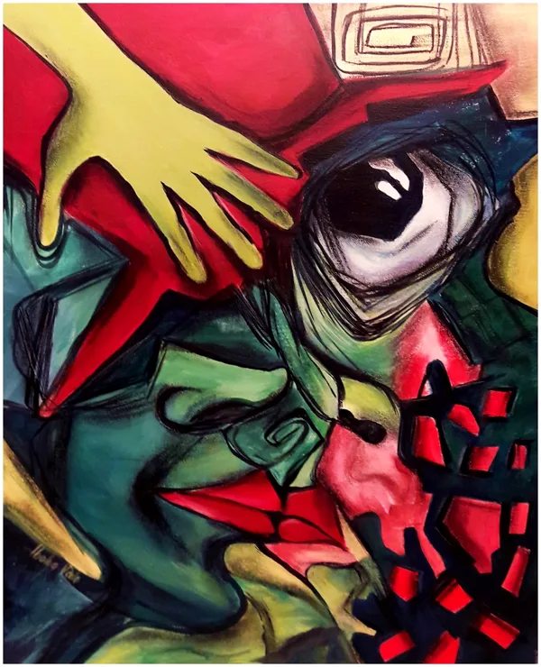 A bohóc csókja 50x40