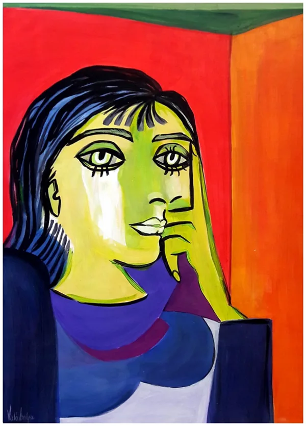 Picasso reprodukció, Dora Maar 40x30 cm 