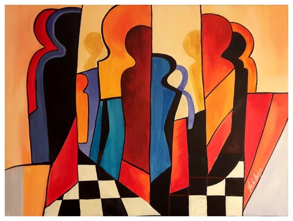 Emberi játszmák 30x40 cm 