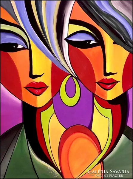 Nővérek 40x30 cm