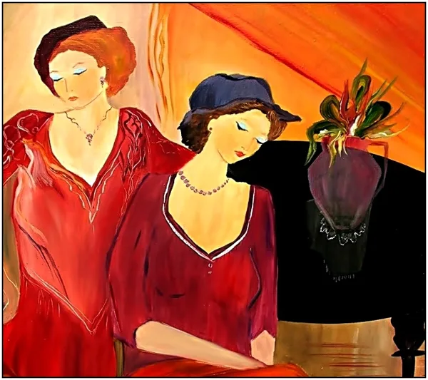 Nővérek 40x50 cm 