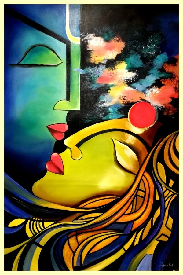 Szerelem a felhők között 100x75 cm 