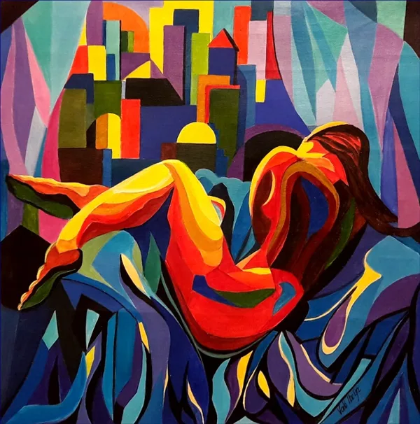 Reprodukció Színes álom - 35x40 cm