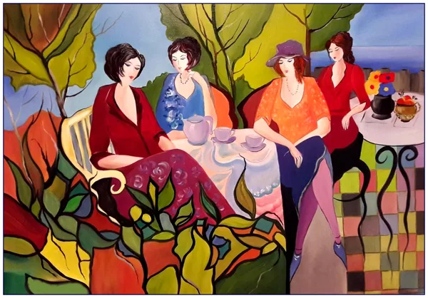 Teadélután 60x80 cm