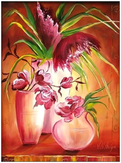 Fantázia virágok 40x30 cm - eladva