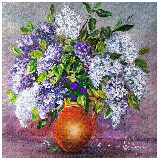 Májusi orgonák 45x40 cm - eladva