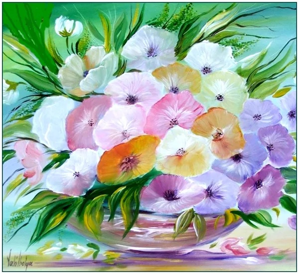 Szellőrózsák 40x45 cm - eladva
