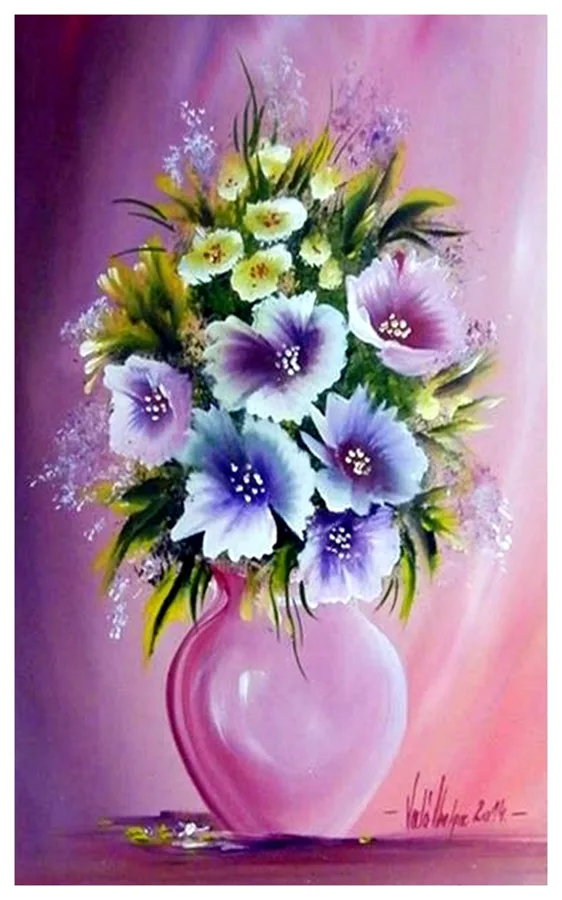Üde kisvirágok 50x35 cm