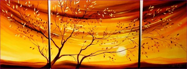 Hulló falevelek 100x40cm 
