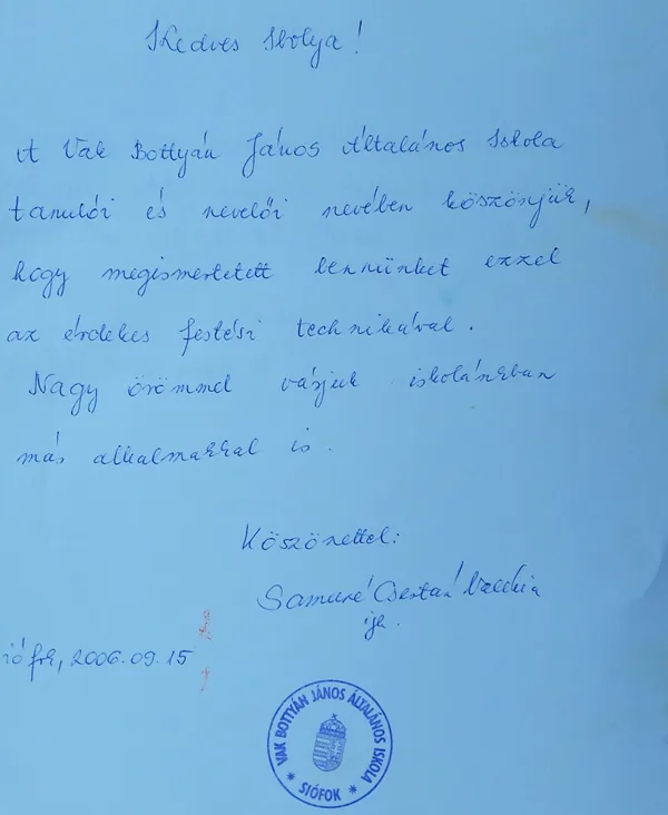 2006. szeptember 15.  -  Vak Bottyán Általános Iskola Siófok