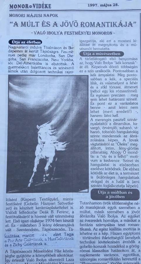 The Romanticism of Past and Future - Bolcso Gustav 1997.