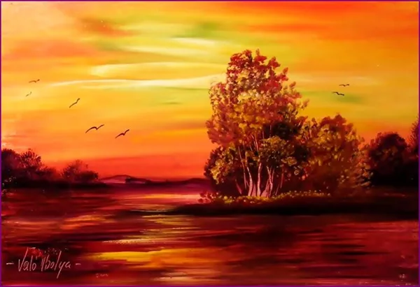 Violet Valo - The Colors of Autumn, 45x30 cm