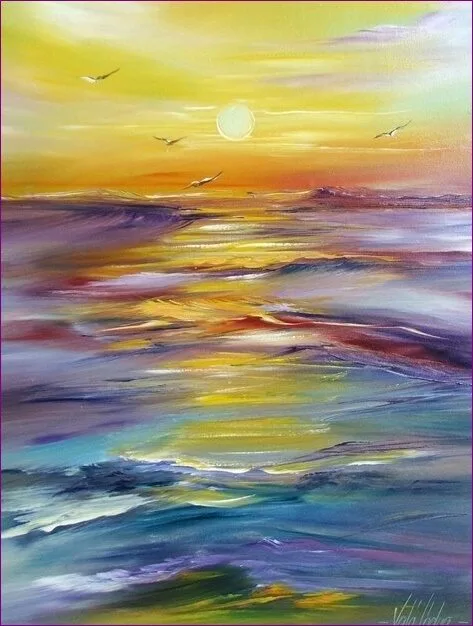 Violet Valo - Seagulls, 40x30 cm