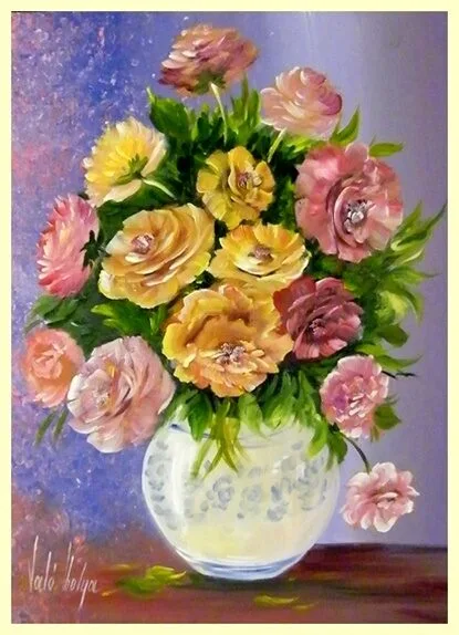 Violet Valo - Wild Roses, 40x30 cm