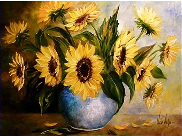 Violet Valo - Sunflowers, 40x60 cm