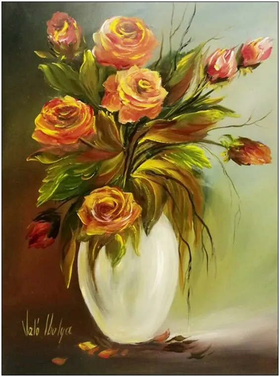 Violet Valo - Yellow Roses 40x30 cm