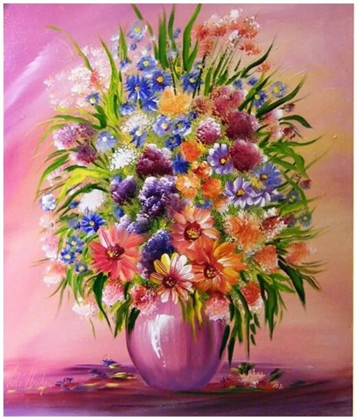 Violet Valo - Fresh Flowers, 35x30 cm