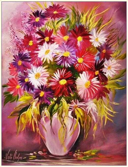 Violet Valo - Autumn Roses, 40x30 cm