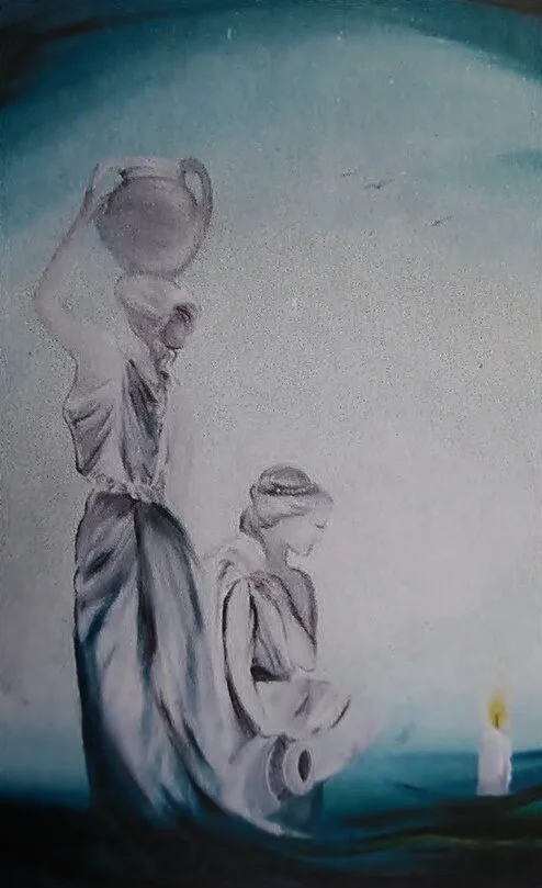 Nereidák 60x50 cm - 1988.