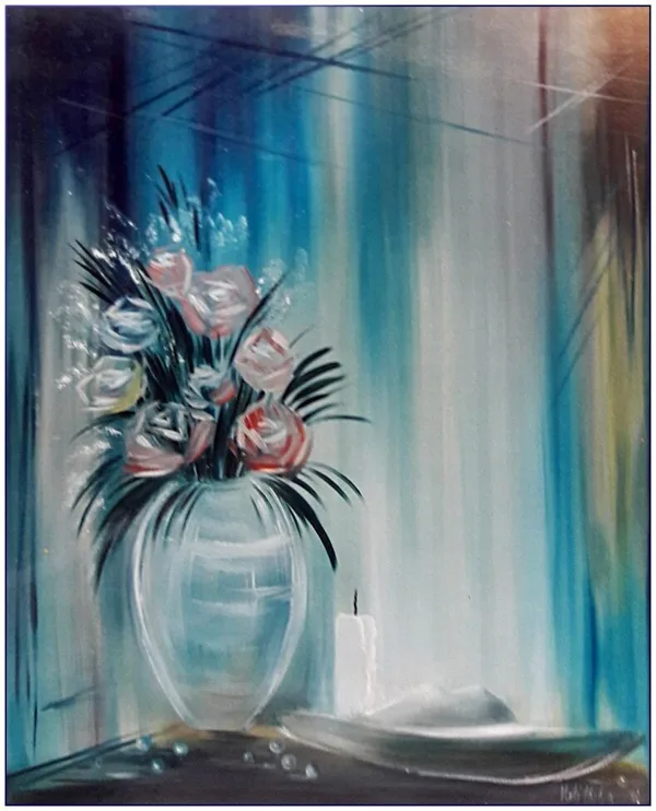Emlékezés - mérete 60x50 cm - 1993.