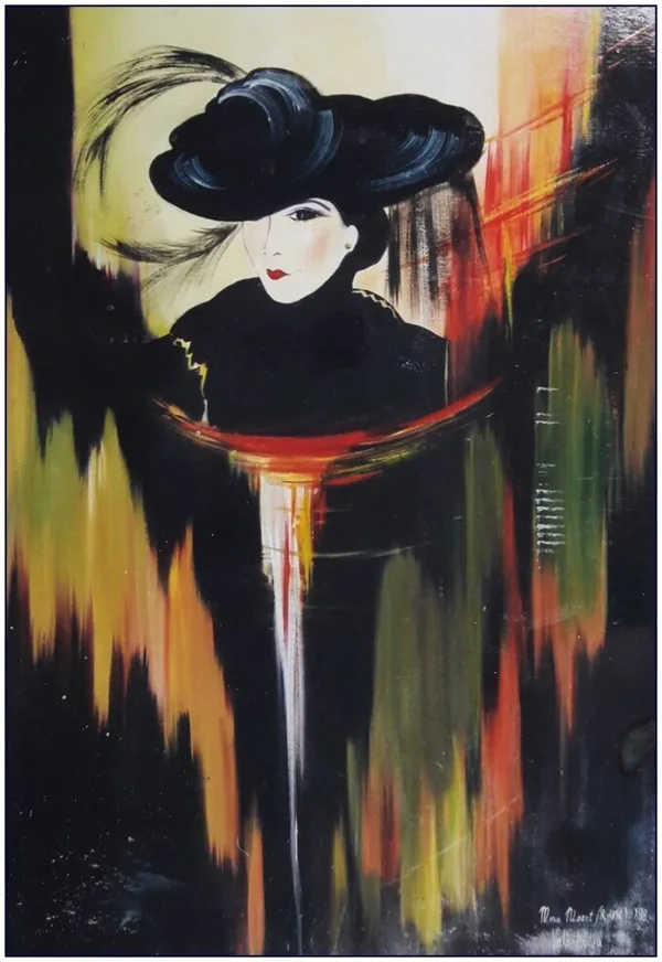 Mme Mazet - Rippl-Rónai nyomán